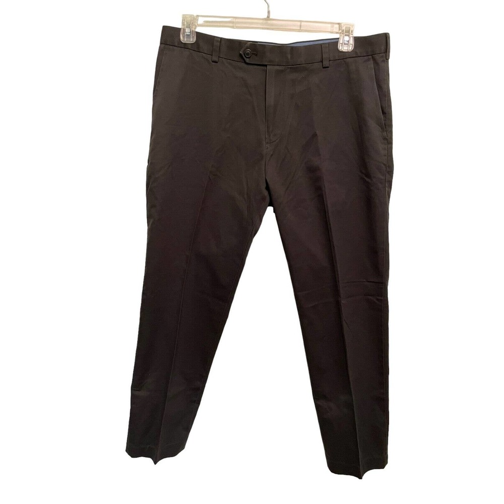 Brooks Brothers Lightweight Advantage Milano Chino Black Mens 36x32 READ